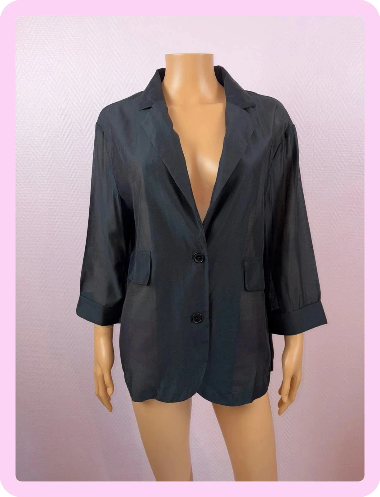 Blazer femme manche courte Paris Milano – photo 4